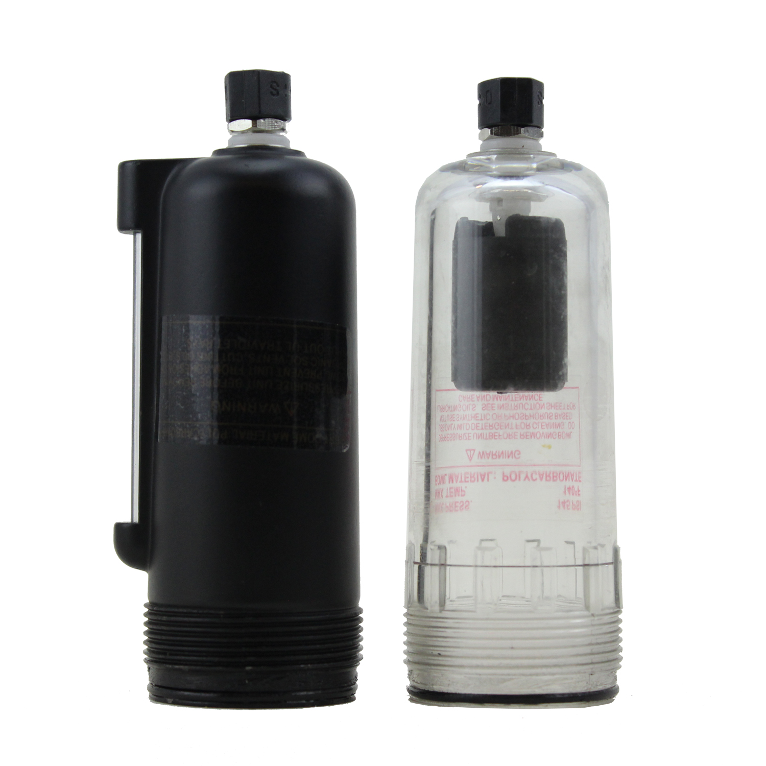 ExelAir EX25RLB-P Mini Polycarbonate Replacement FRL Lubricator Bowl